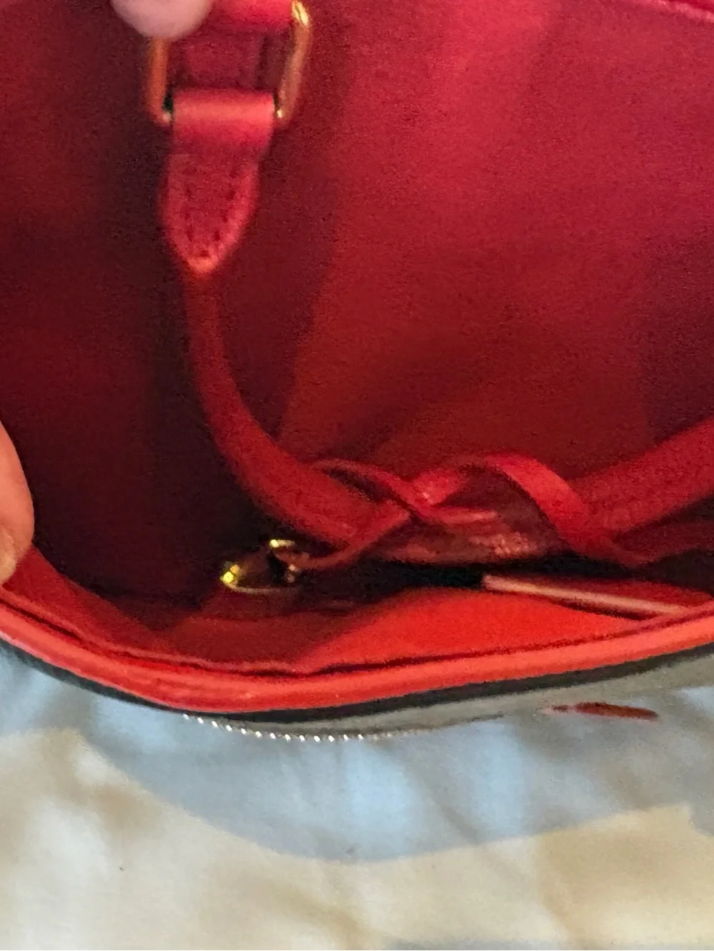 Louis Vuitton Monogram popincourt PM 2 with Red Trim. Japan Sourced